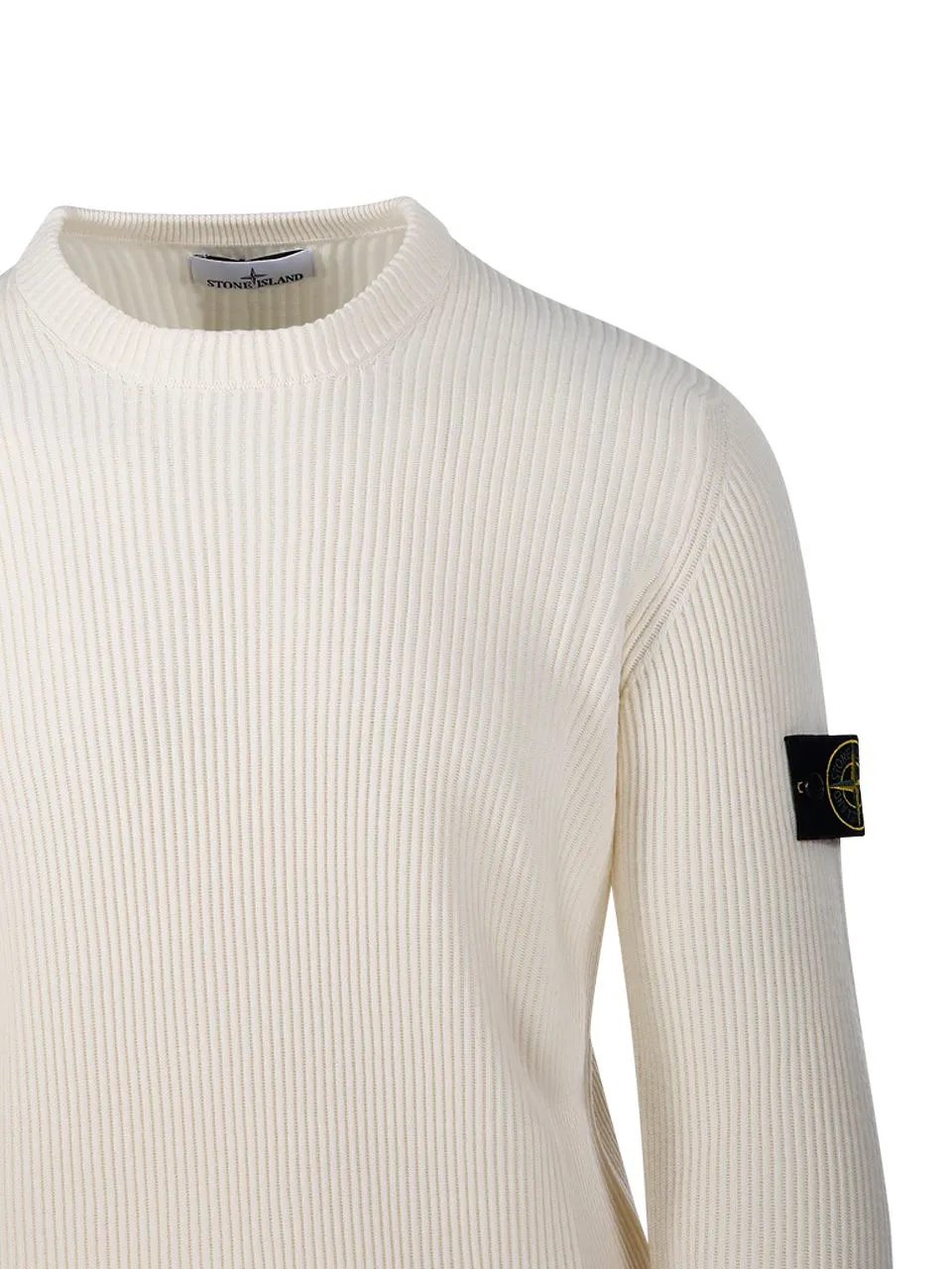 Stone Island Logo Patch Crewneck Jumper