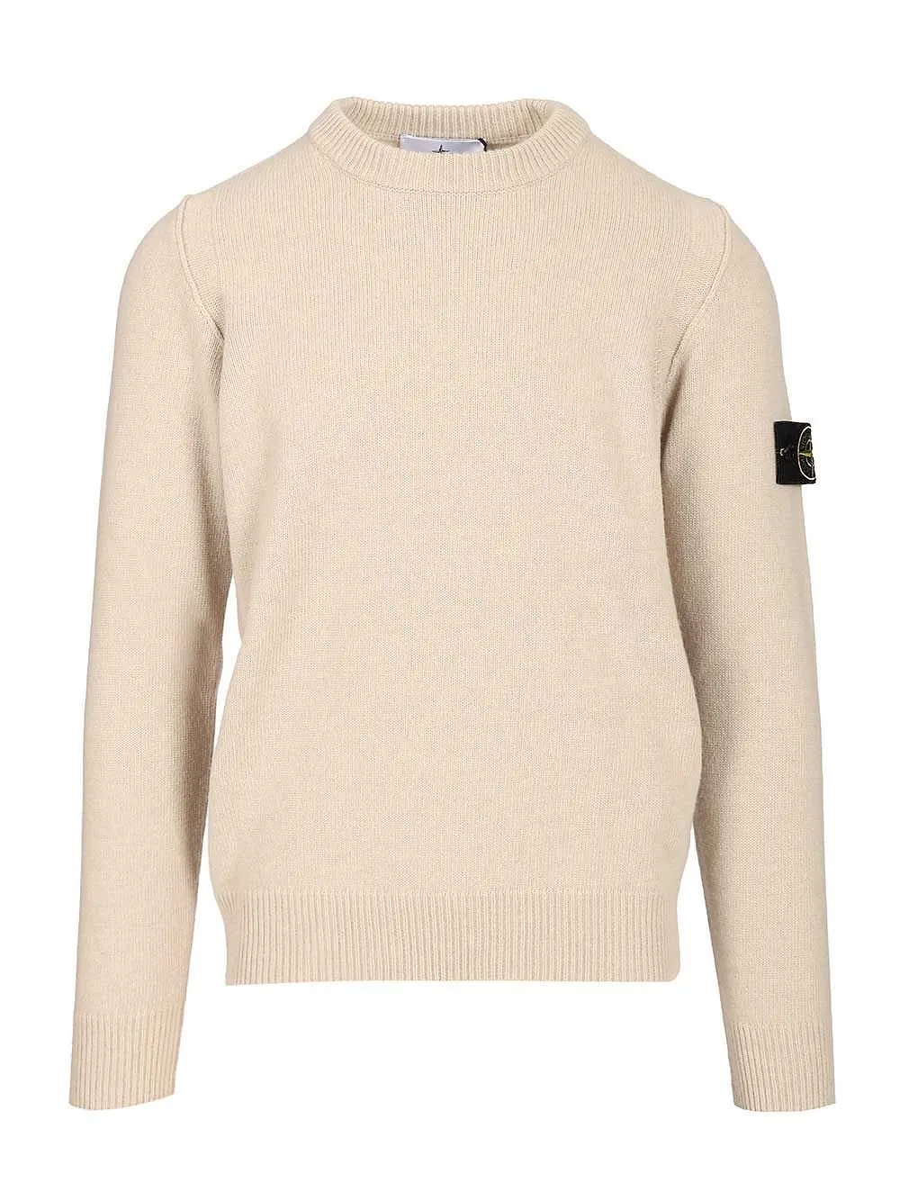 Stone Island Logo Patch Crewneck Jumper