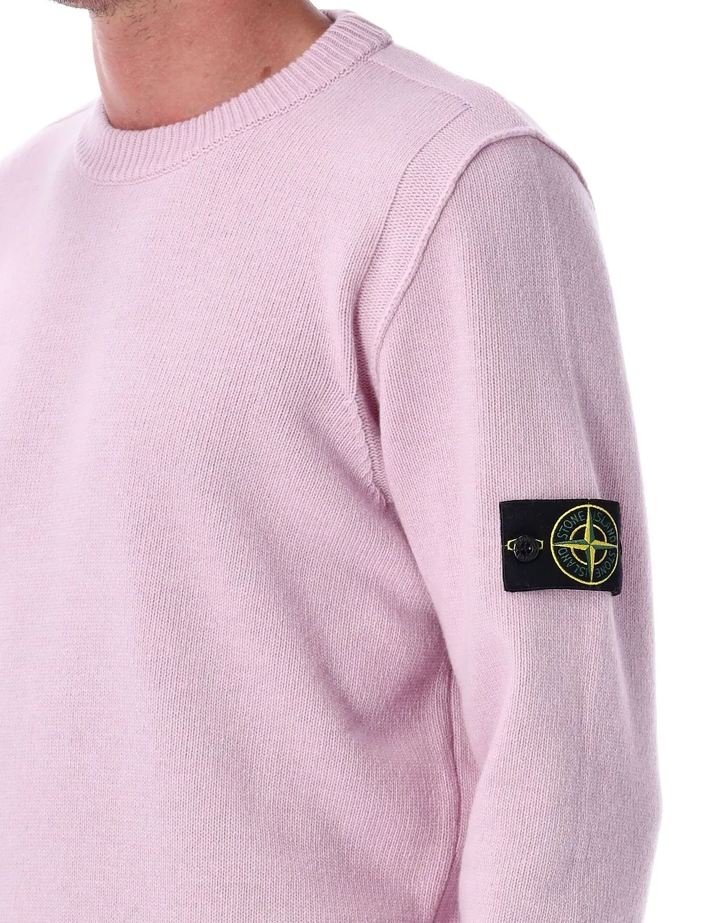 Stone Island Logo Patch Crewneck Jumper