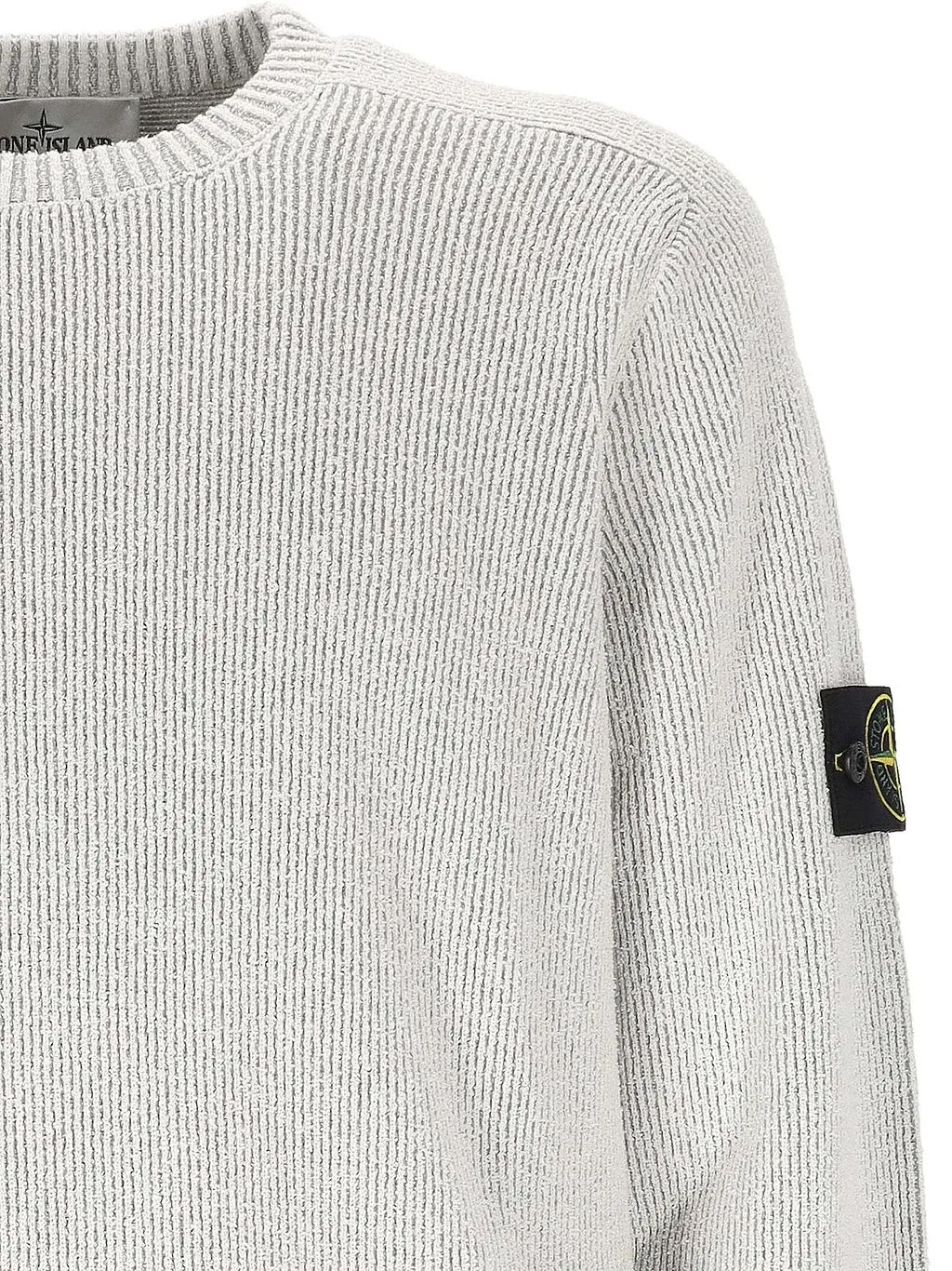 Stone Island Logo Patch Crewneck Jumper