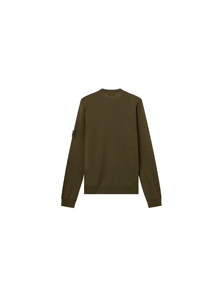 Stone Island Logo Patch Crewneck Sweatshirt
