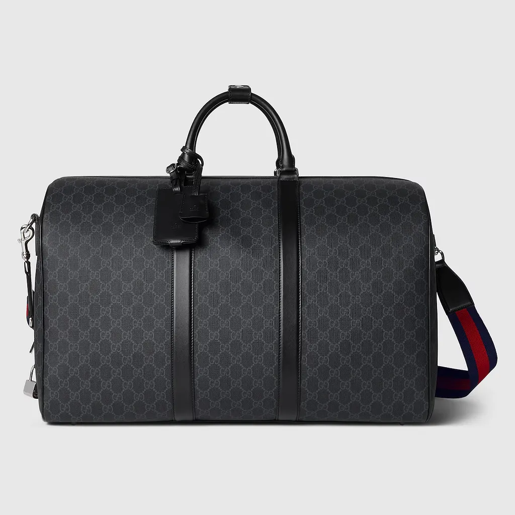 Gg Black Large Duffle Bag