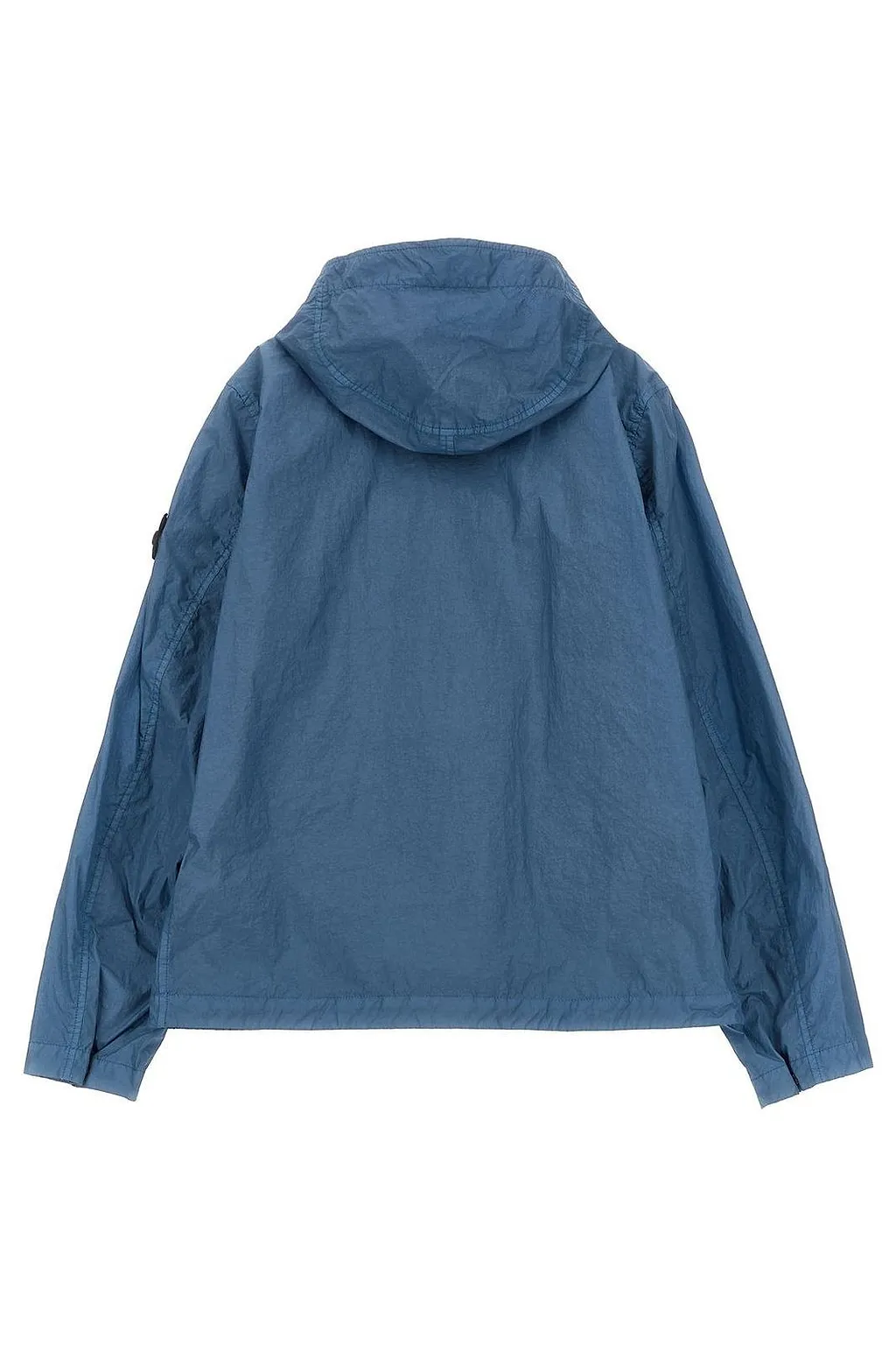 Stone Island Junior Logo Patch Hooded Jacket