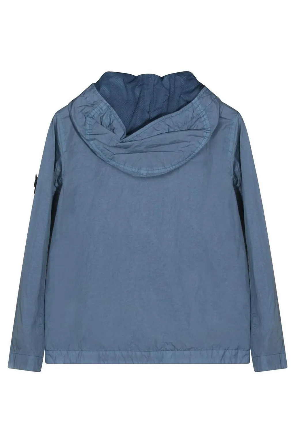 Stone Island Junior Logo Patch Hooded Jacket