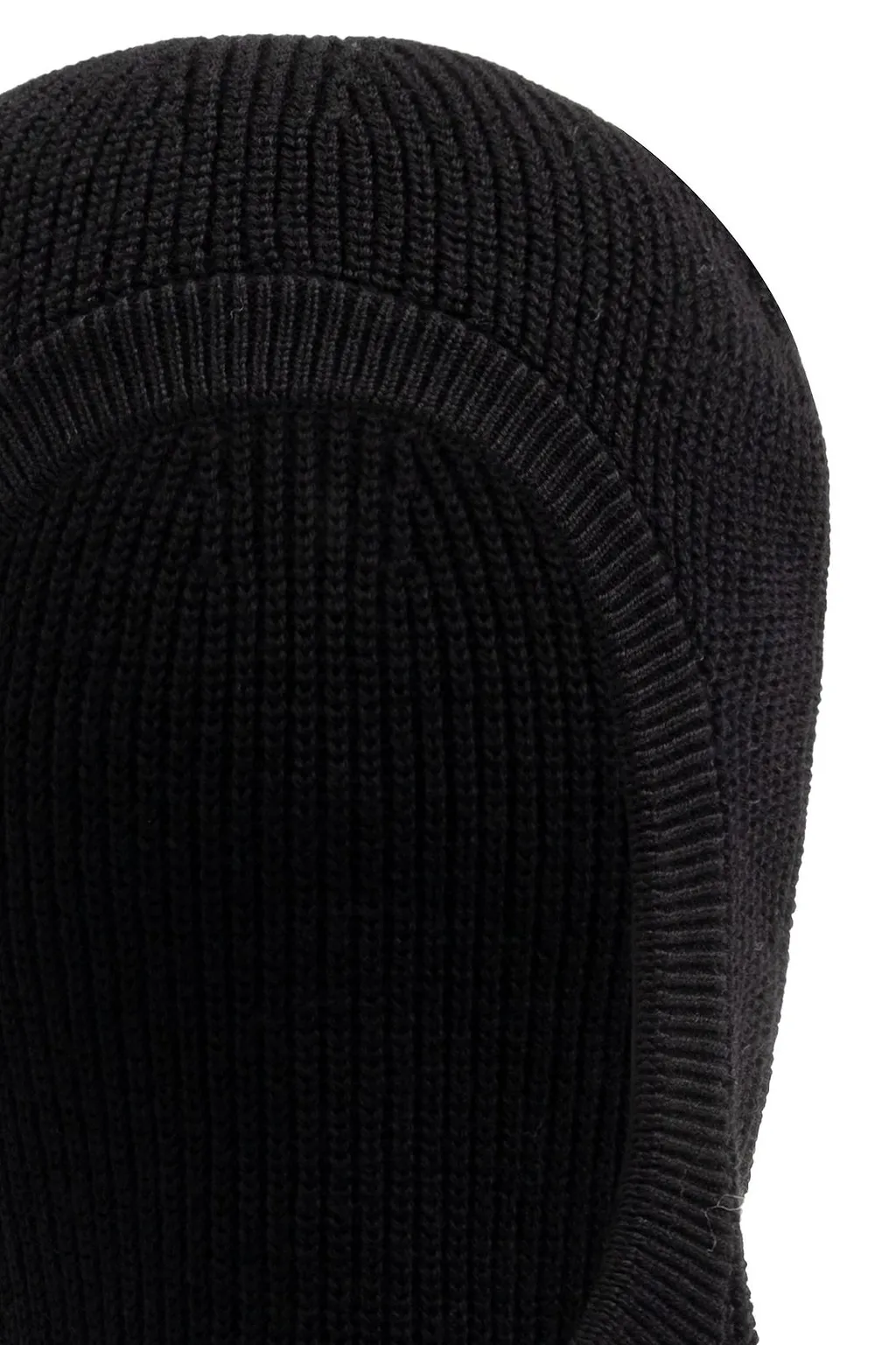 Logo Patch Knitted Balaclava Hat