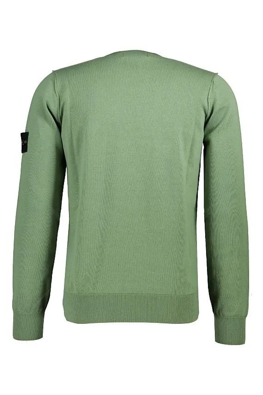 Stone Island Logo Patch Knitted Jumper