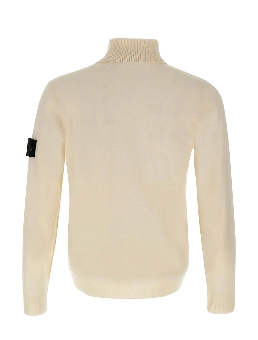Stone Island Logo Patch Roll-Neck Jumper