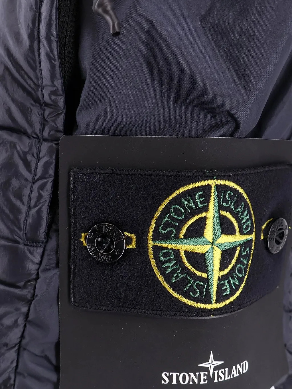 Stone Island Compass Patch High Neck Padded Gilet
