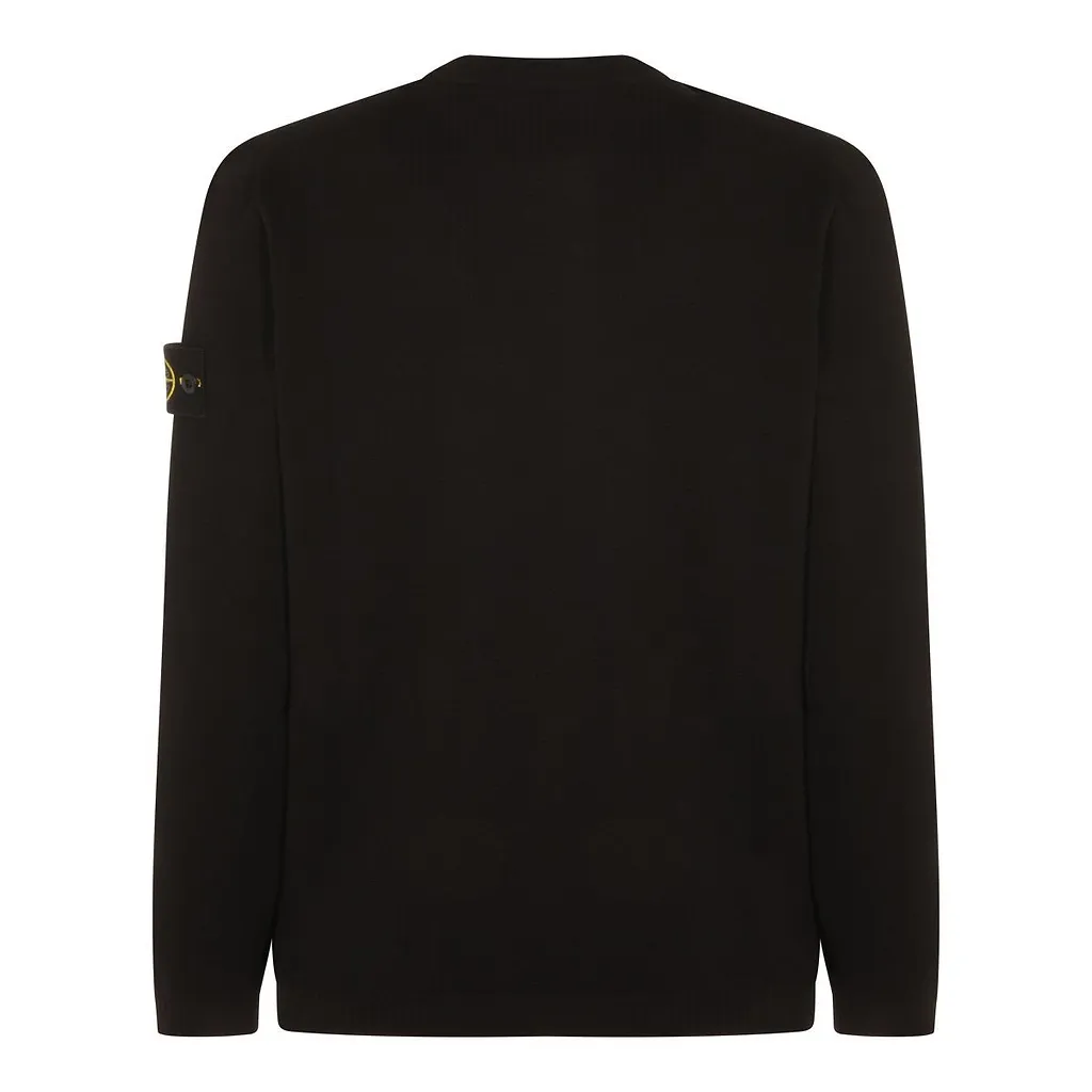 Stone Island Logo Patch Crewneck Jumper