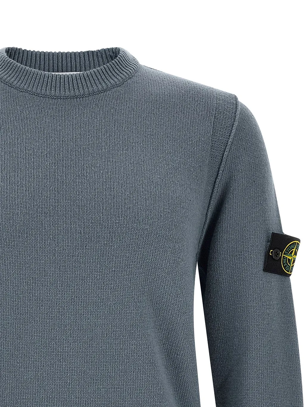 Stone Island Logo Patch Crewneck Jumper