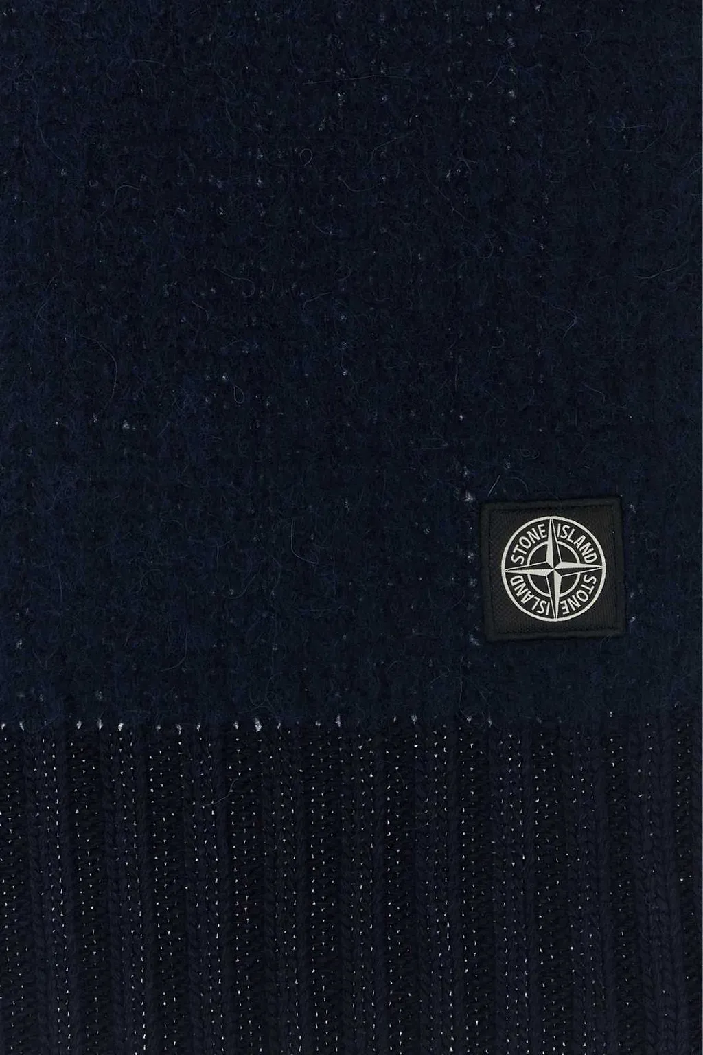 Stone Island Ribbed Knit Scarf