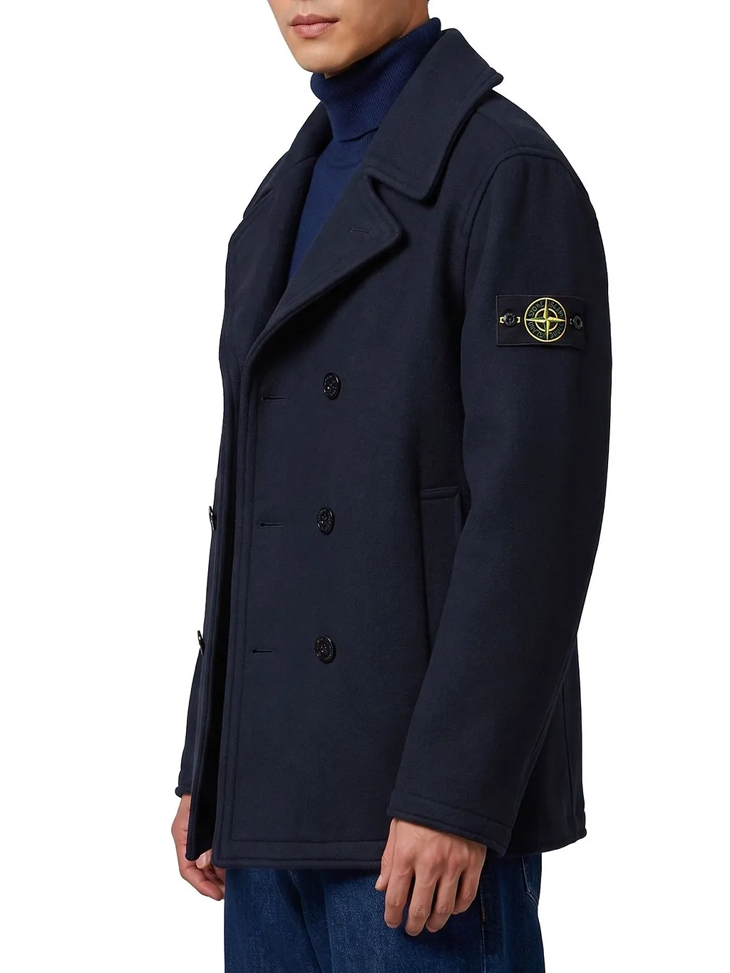 Stone Island Short Double-Breasted Coat
