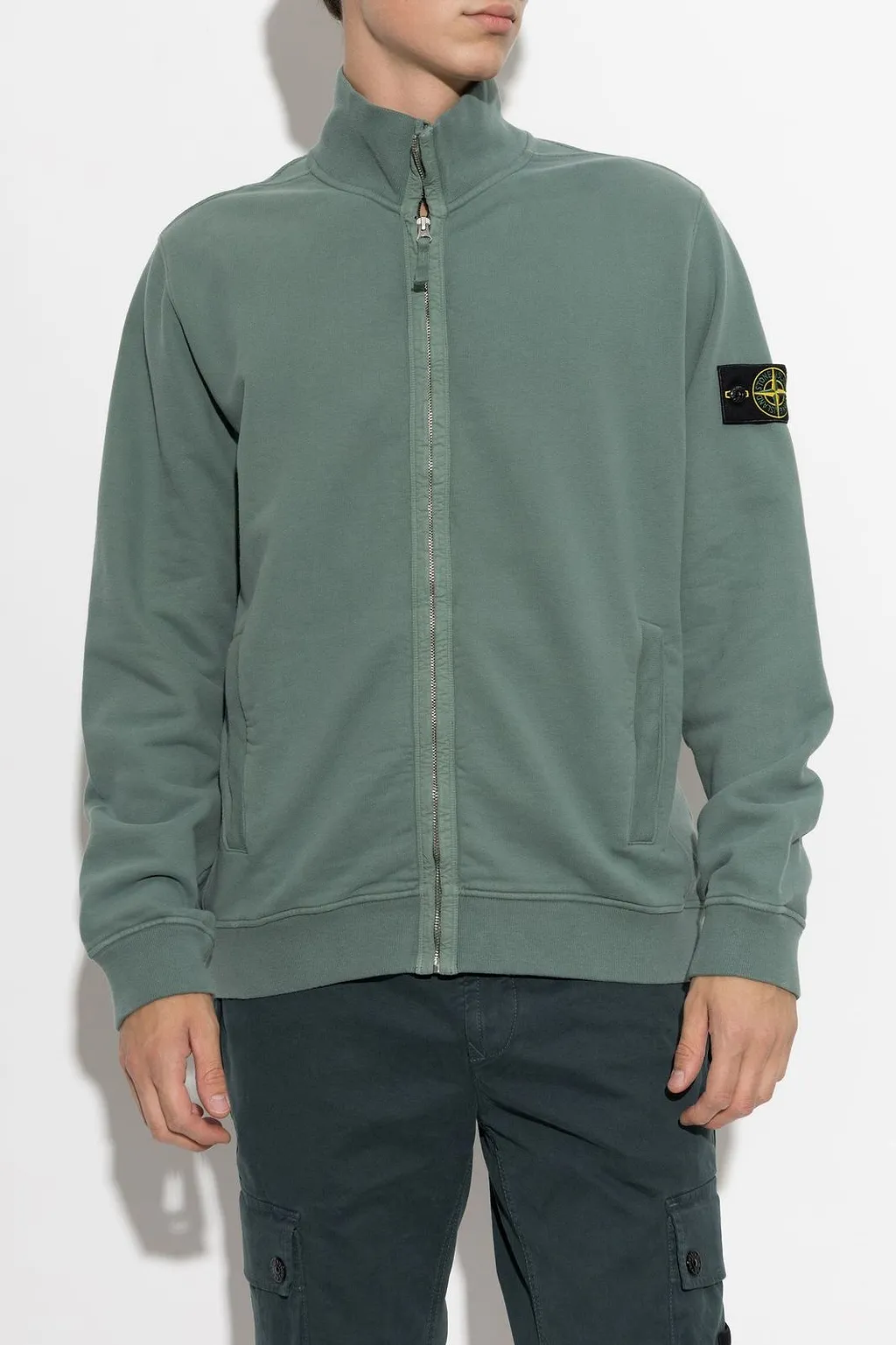 Stone Island Brushed Fleece Track Jacket