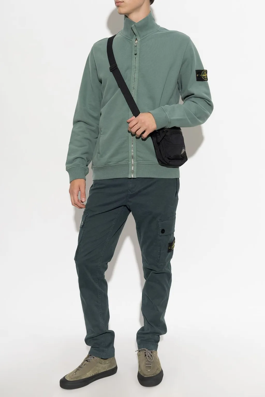 Stone Island Brushed Fleece Track Jacket