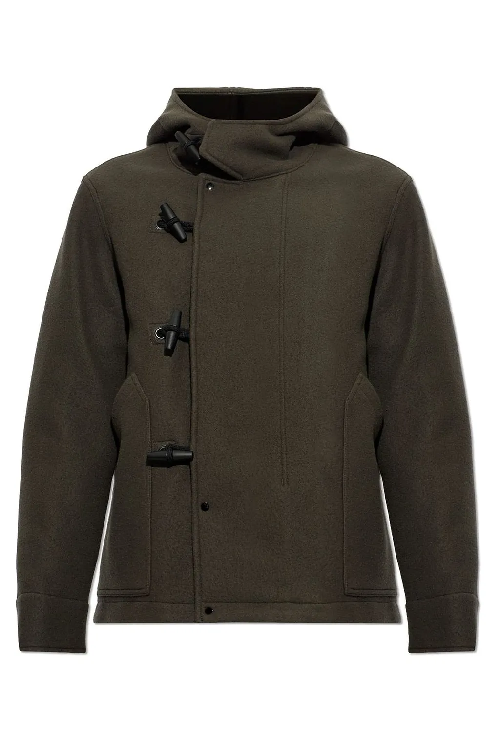 Stone Island Toggle-Fastening Hooded Jacket