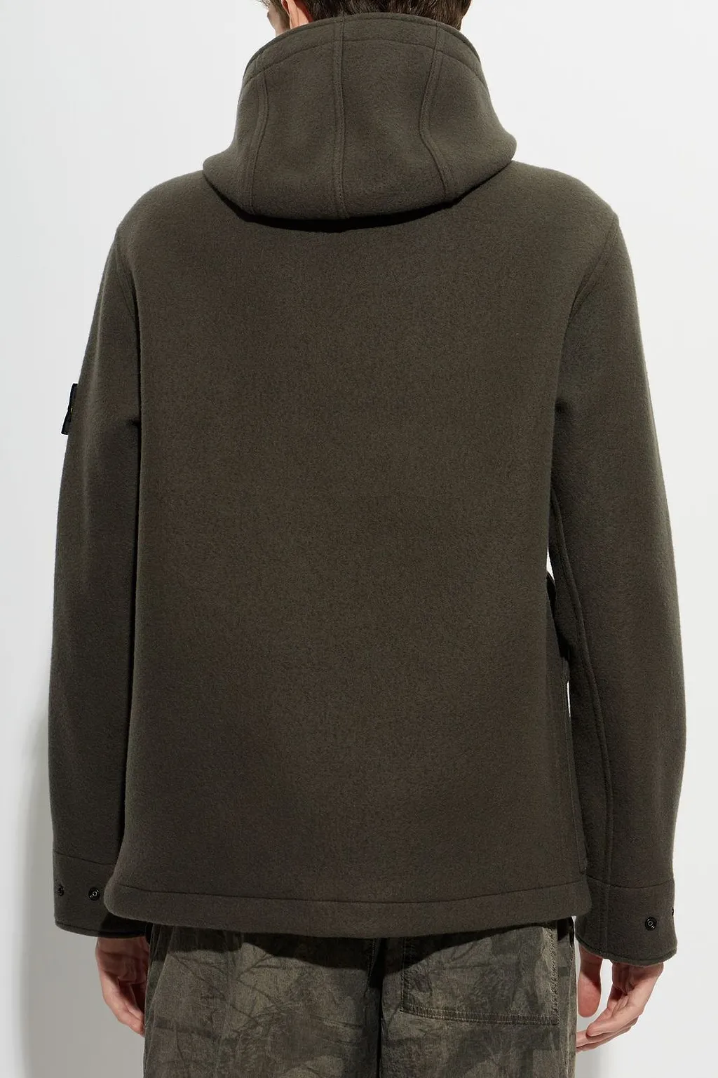 Stone Island Toggle-Fastening Hooded Jacket