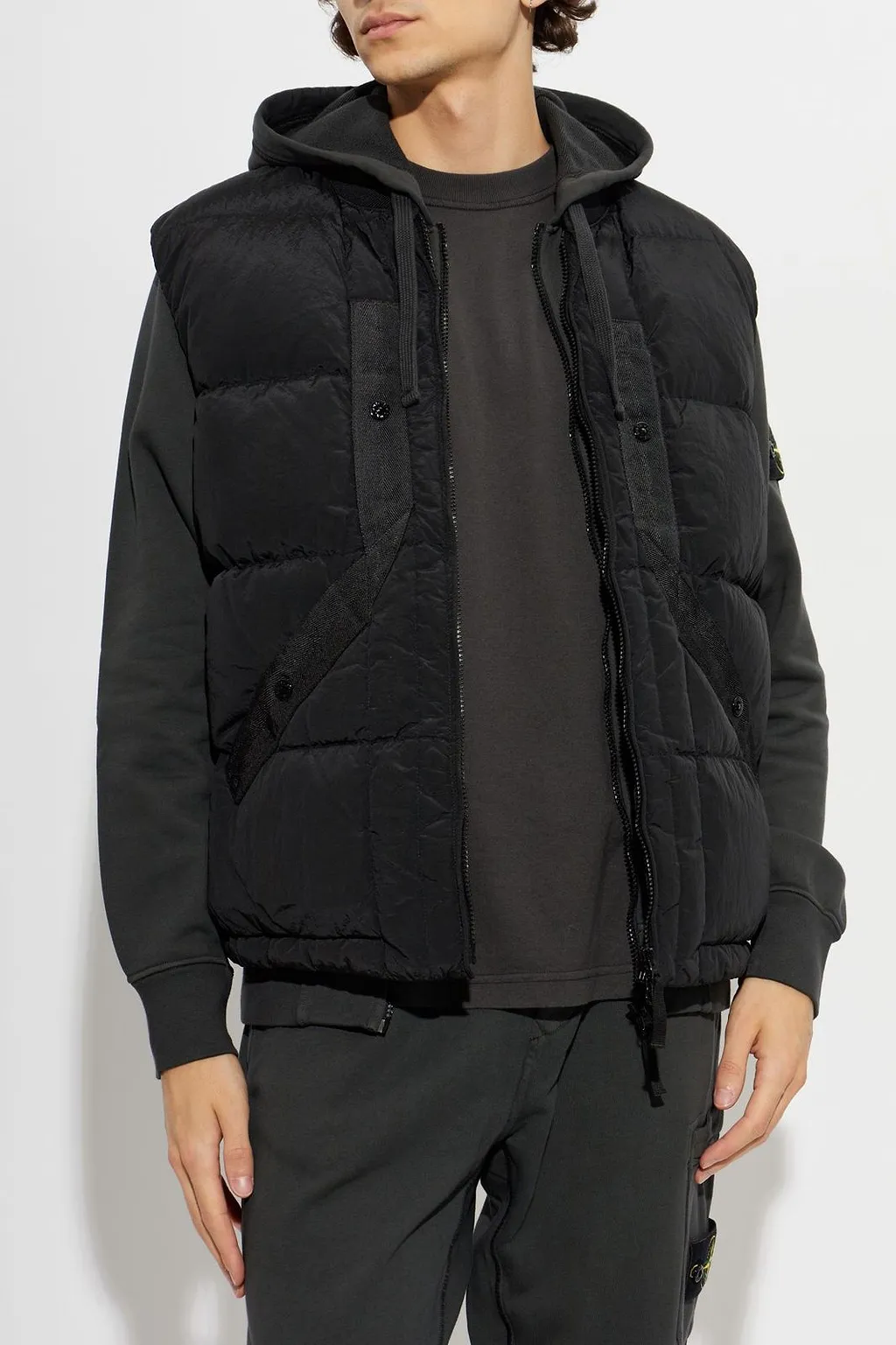 Stone Island Zipped Quilted Vest
