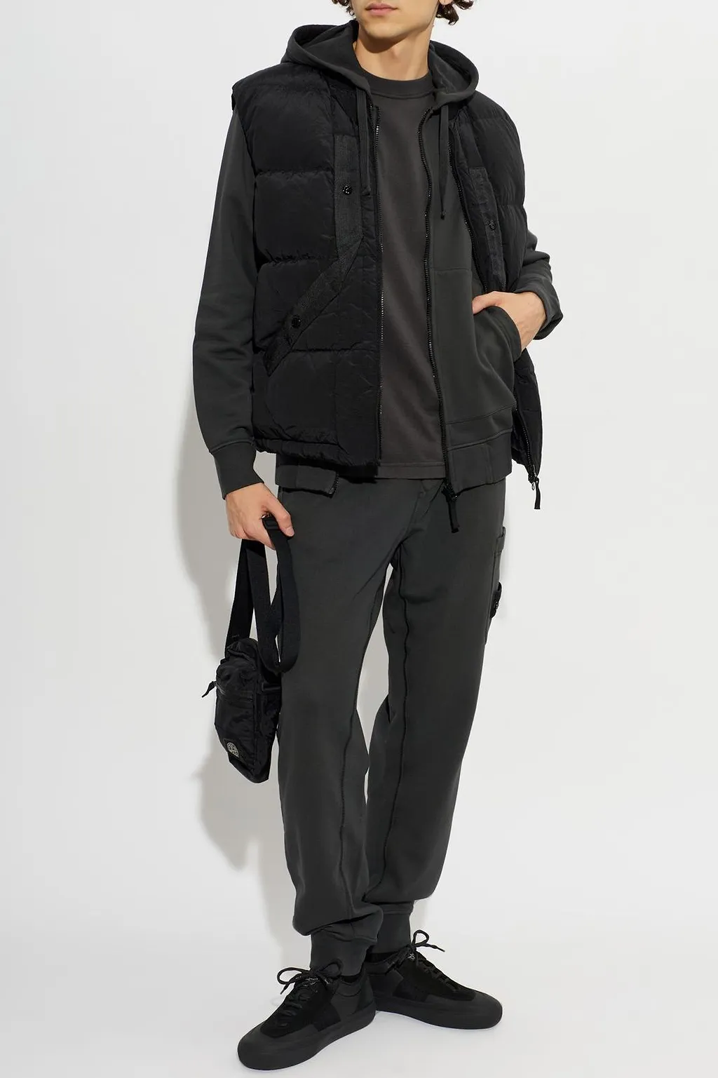 Stone Island Zipped Quilted Vest