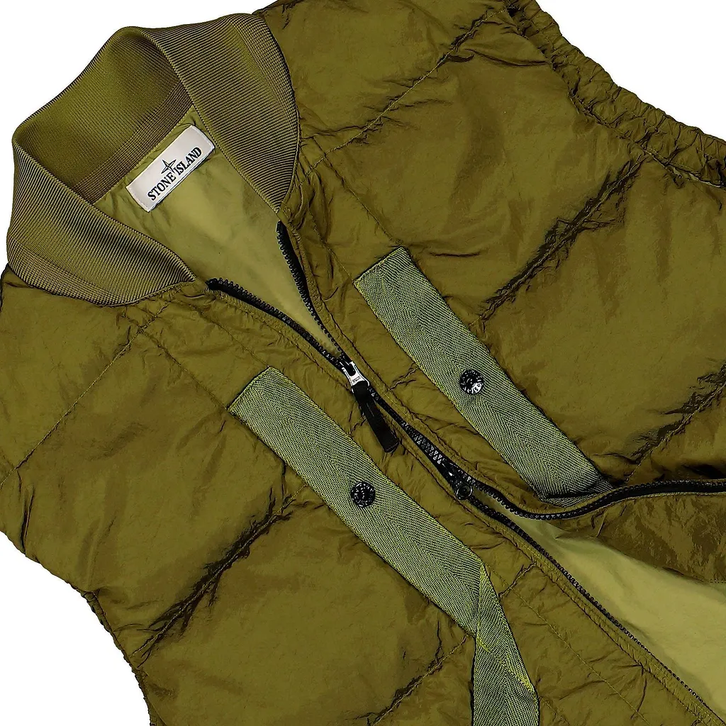 Stone Island Zipped Quilted Vest