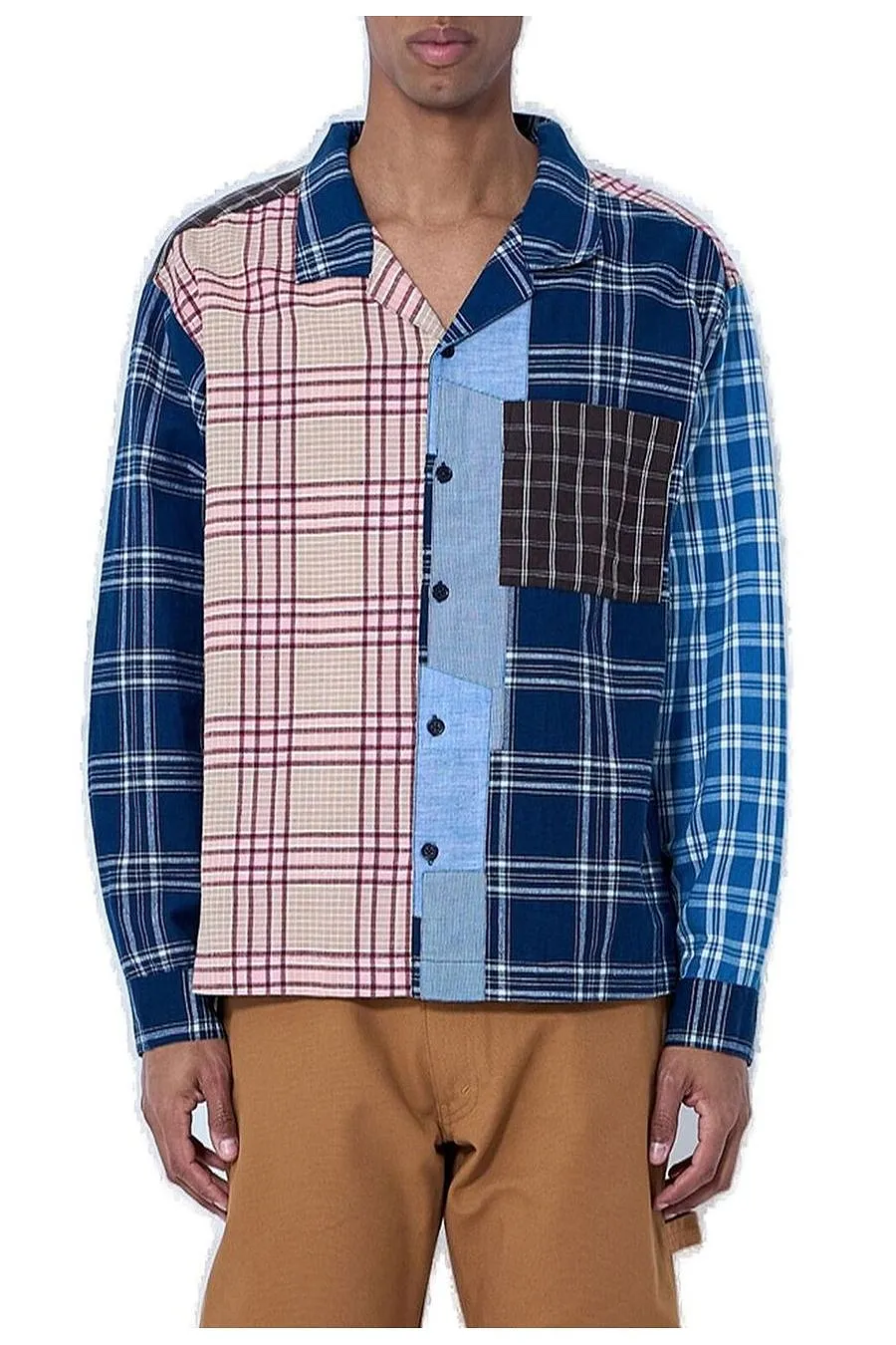 Story Mfg. Greetings Check Patterned Shirt