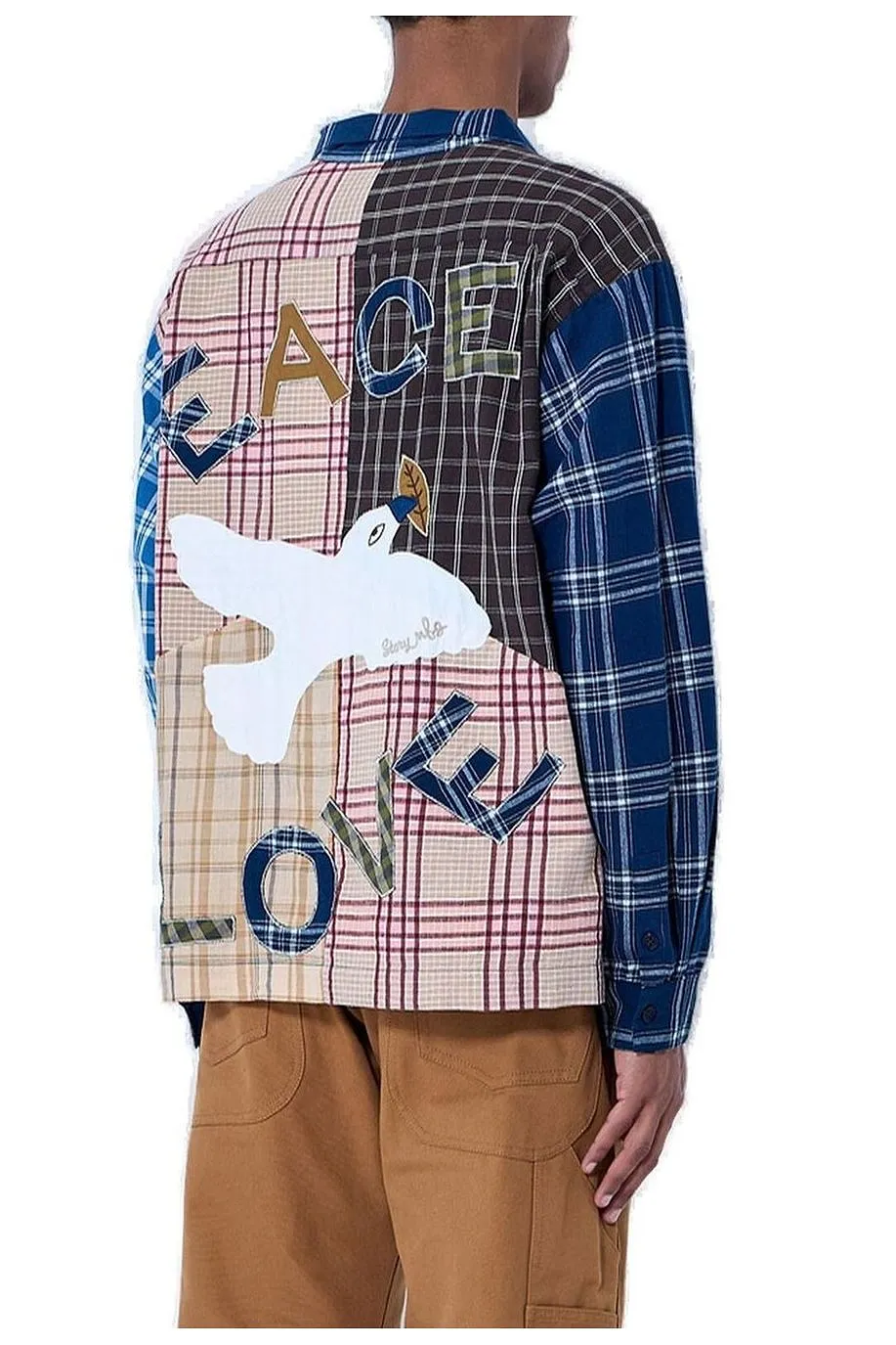Story Mfg. Greetings Check Patterned Shirt