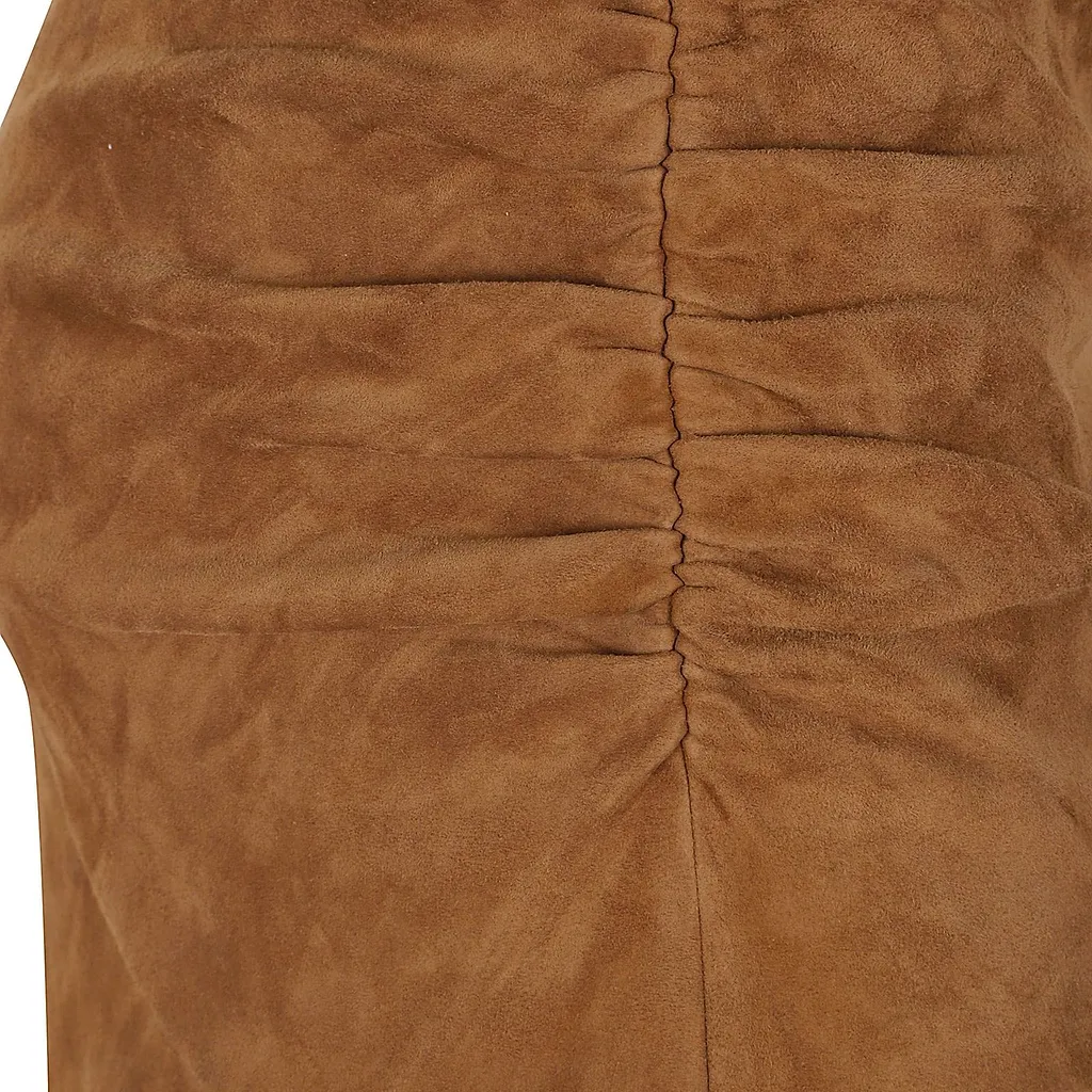Ooma Ruched Midi Skirt