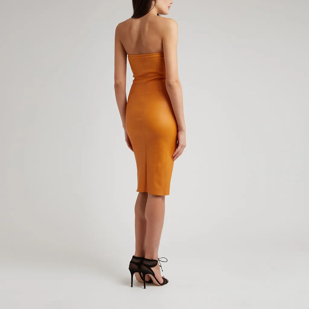 Stouls Strapless Midi Dress
