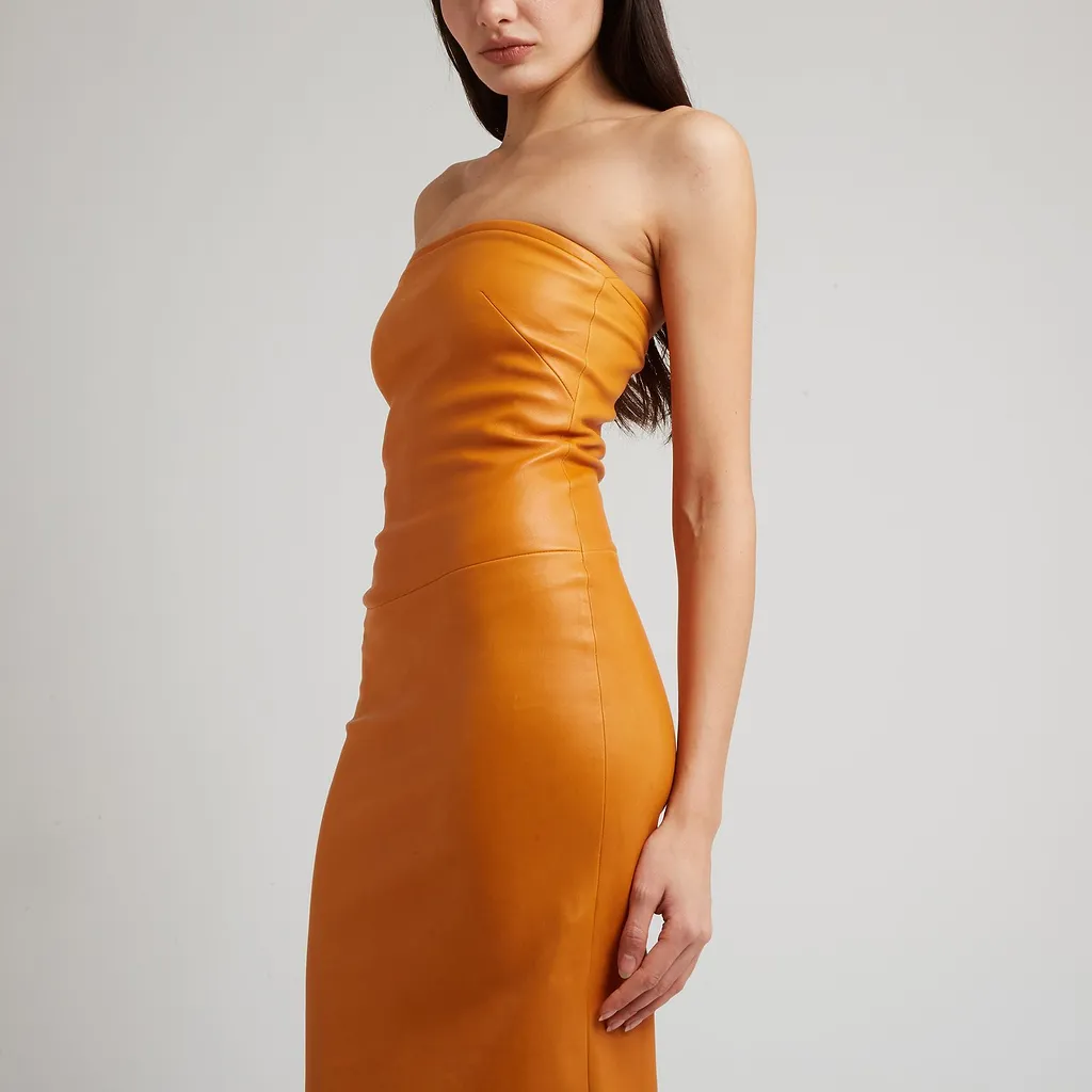 Stouls Strapless Midi Dress