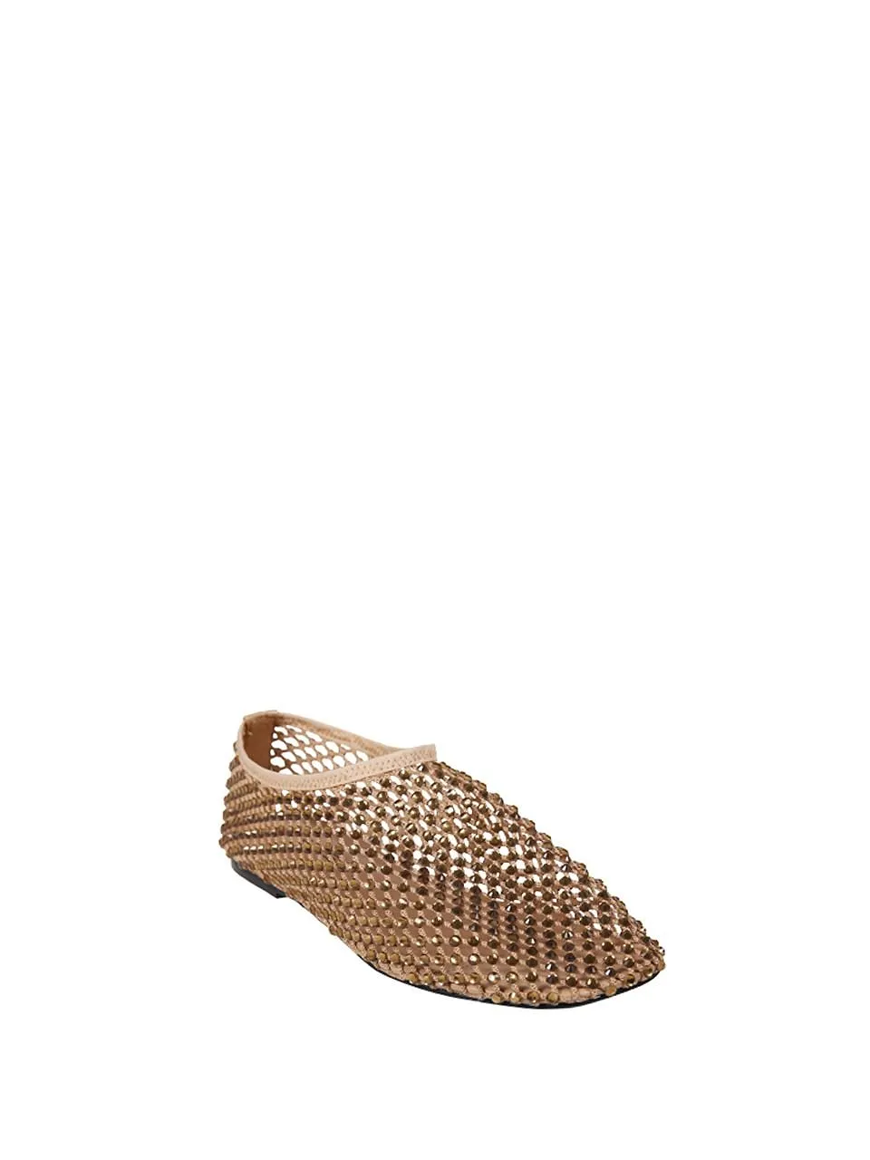 Strategia Dollie Studded Mesh Ballet Flats