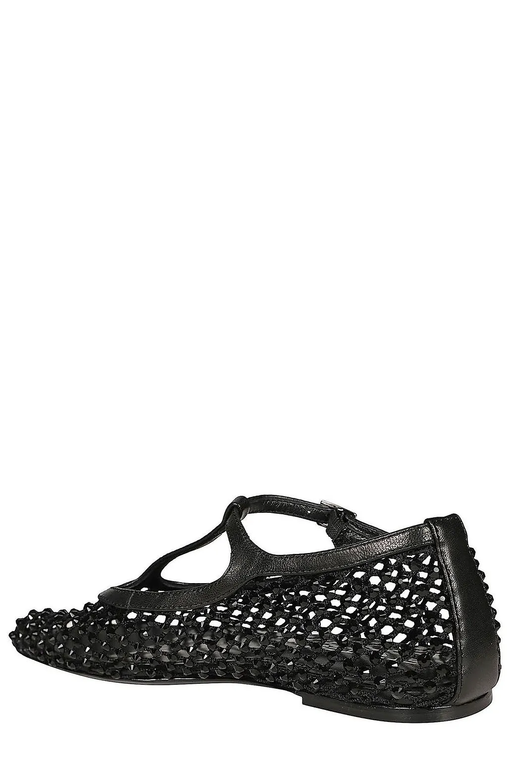 Strategia Dolly Rhinestone T-Bar Ballet Flats