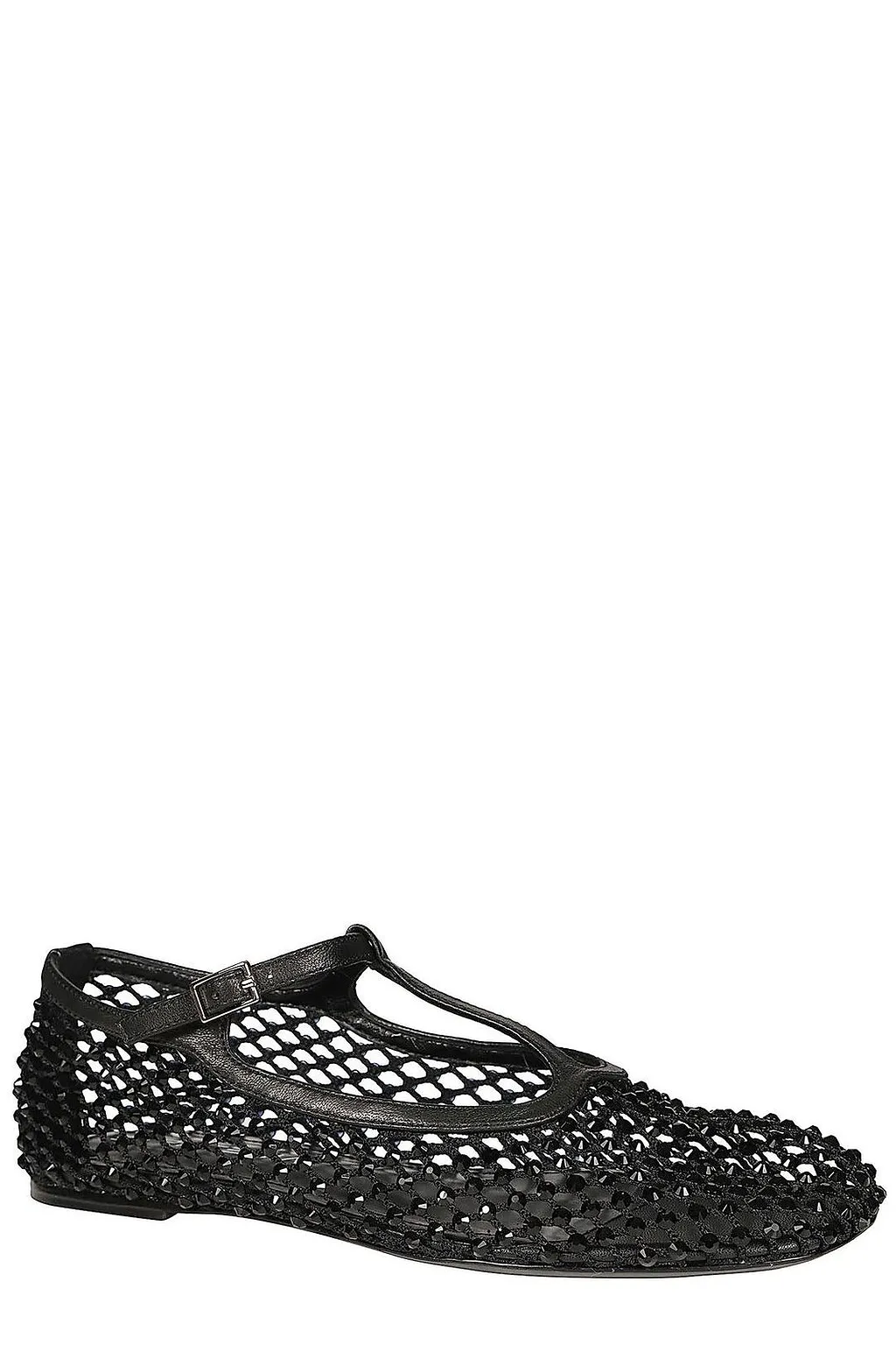 Strategia Dolly Rhinestone T-Bar Ballet Flats