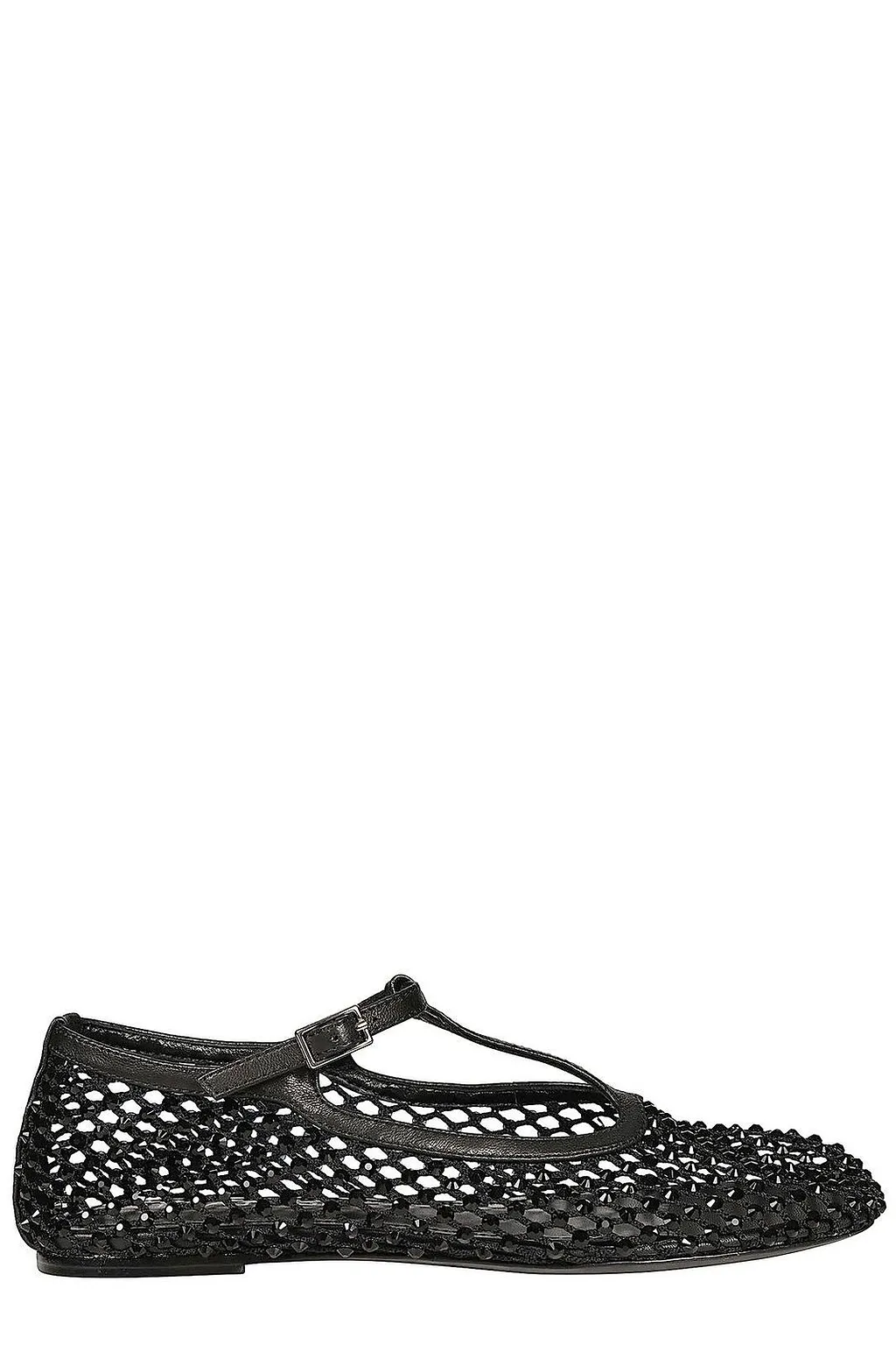 Strategia Dolly Rhinestone T-Bar Ballet Flats