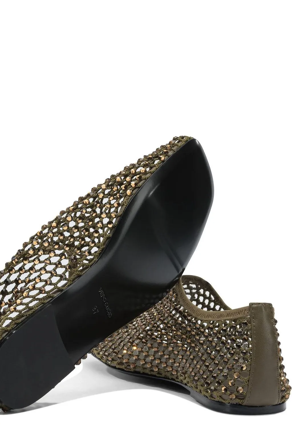 Strategia Dolly Embellished Ballerinas