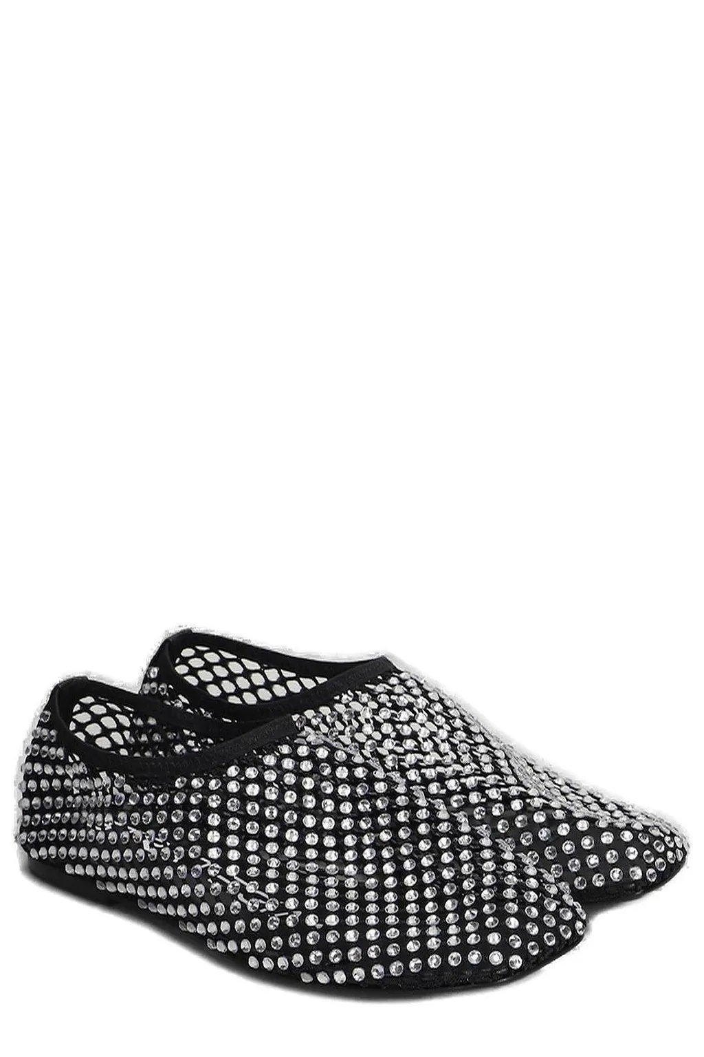 Strategia R11 Studded Mesh Ballet Flats