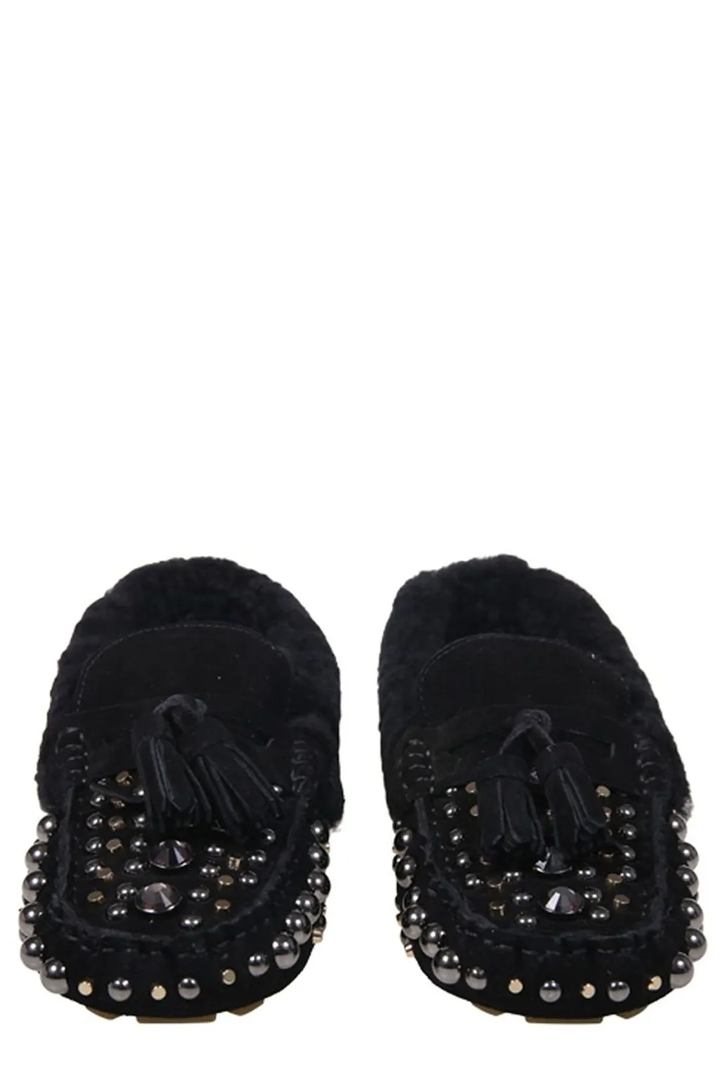 Strategia R 55 Studded Tassel Flat Shoes