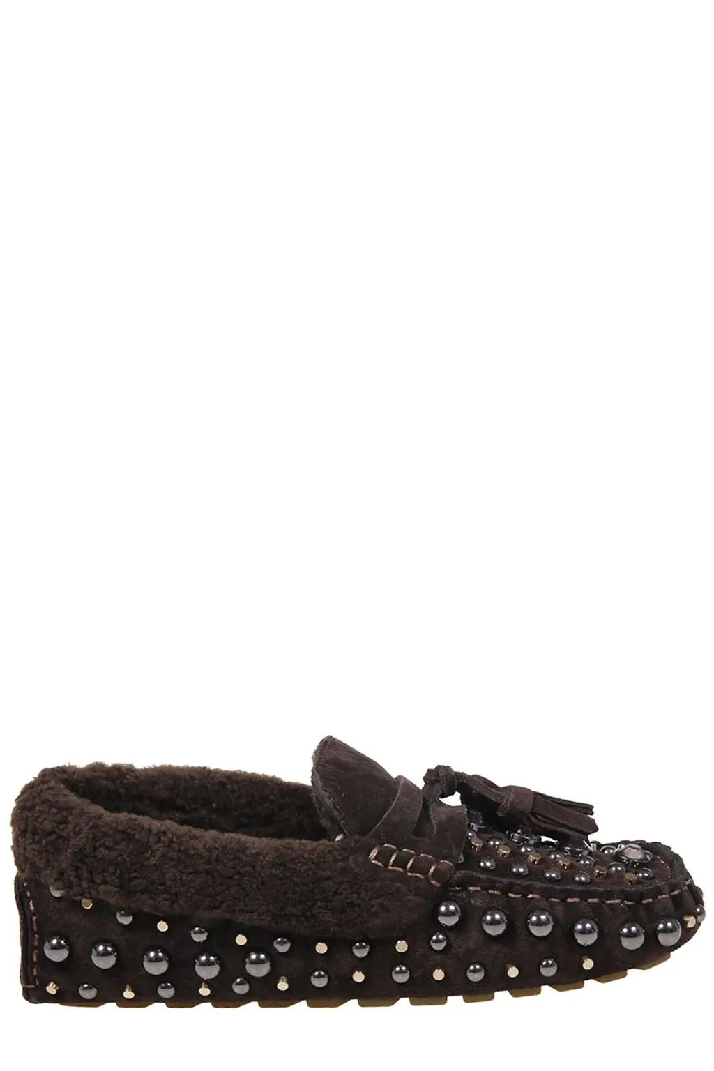 Strategia R55 Embellished Tassel Flat Shoes