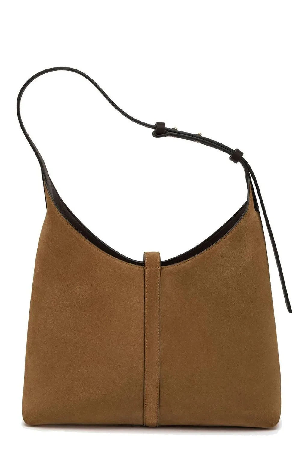 Bar-Detail Strapped Shoulder Bag