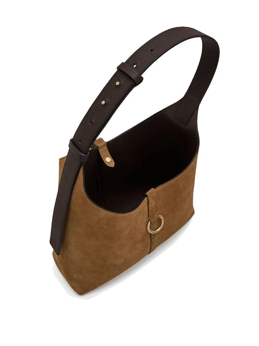 Bar-Detail Strapped Shoulder Bag