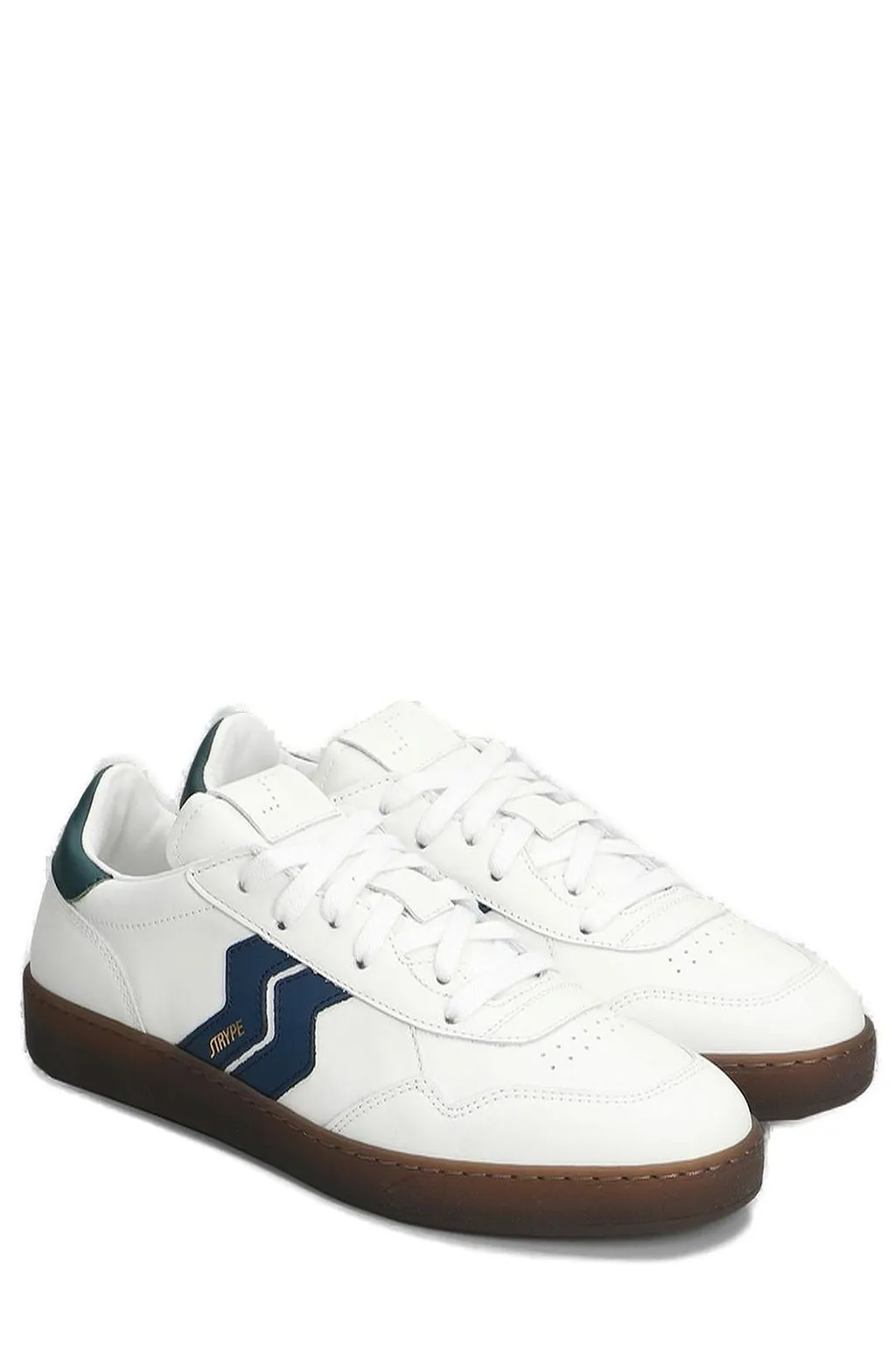 Strype Low Top Lace Up Sneakers