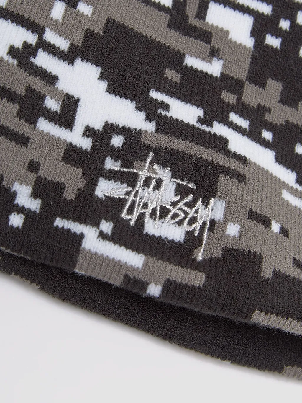 StÜSsy Basic Skullcap Patterned Beanie Hat