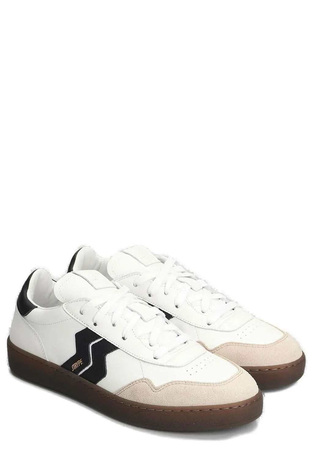 Strype Low Top Lace Up Sneakers