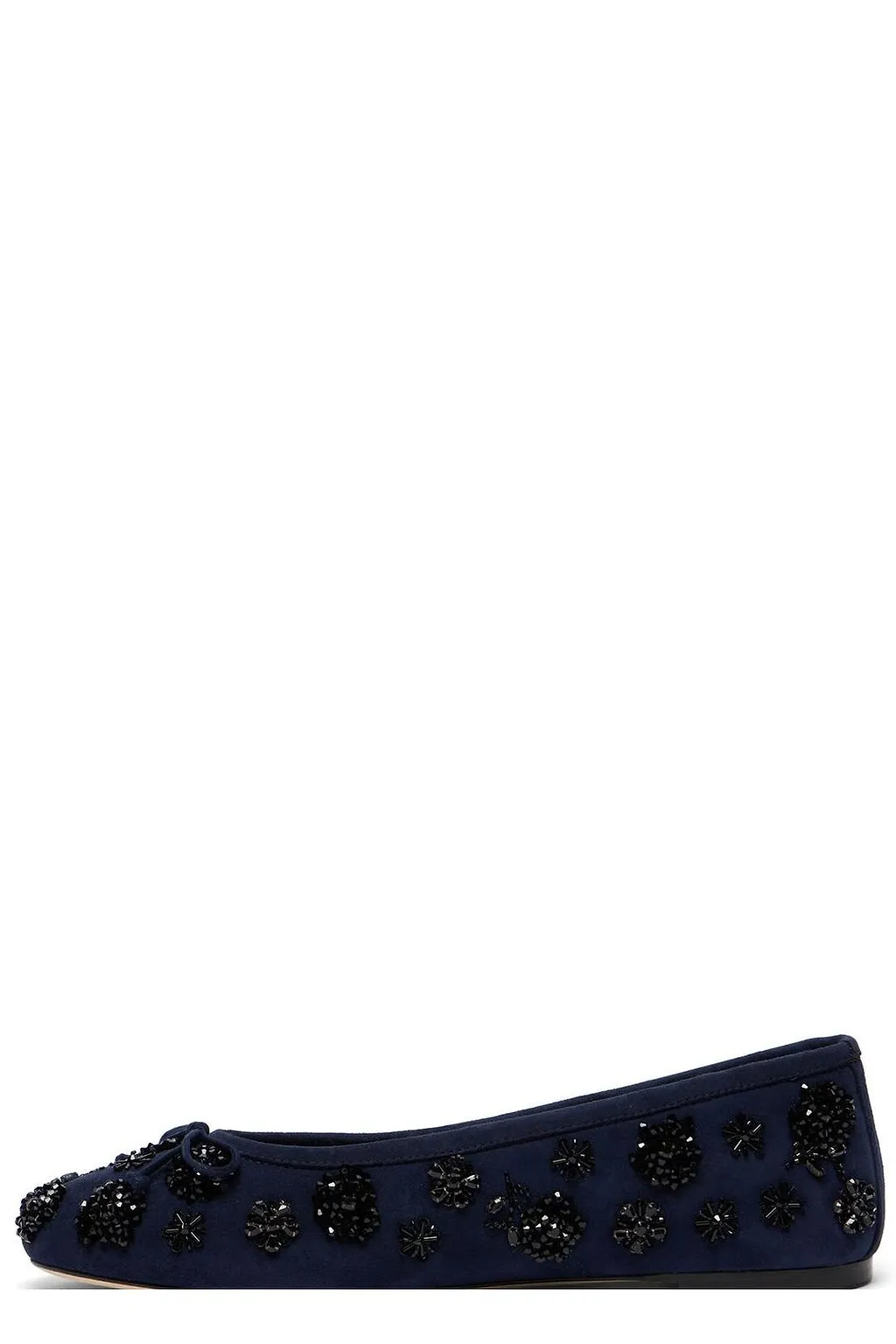Prima Bow Embellished Ballet Flats