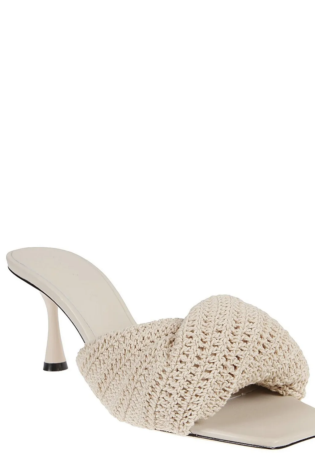 Studio Amelia Knitted Twist Front Mules