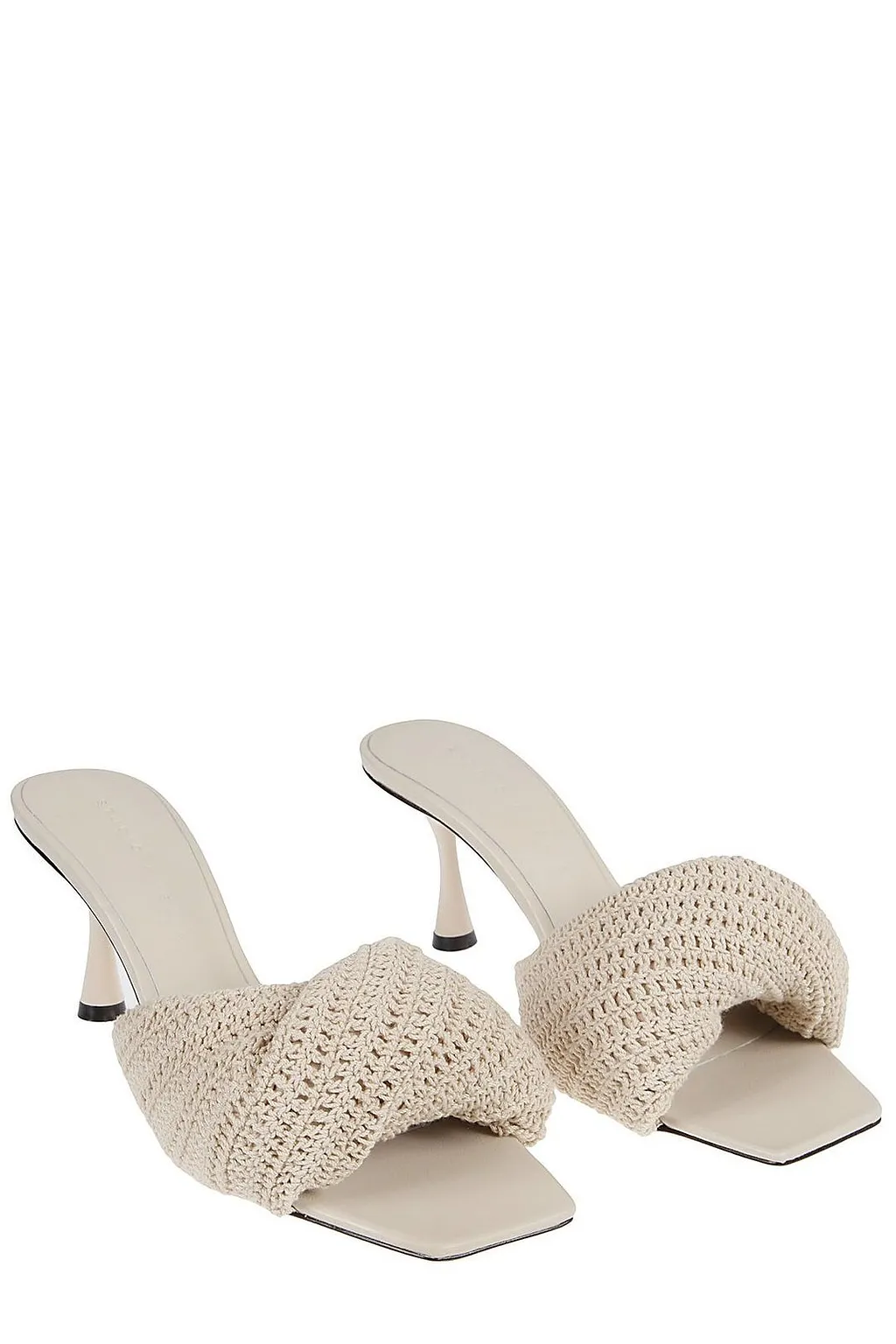 Studio Amelia Knitted Twist Front Mules