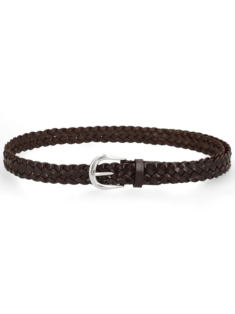 Studio Nicholson Braided Leather Belt