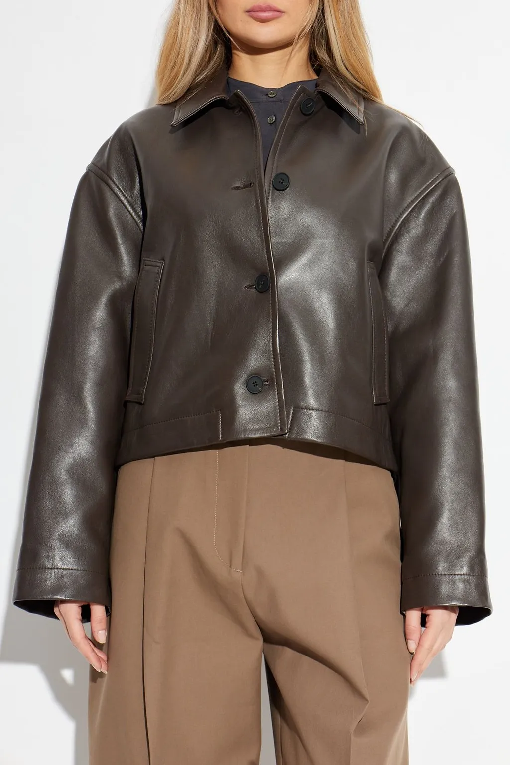 Studio Nicholson Hain Leather Jacket