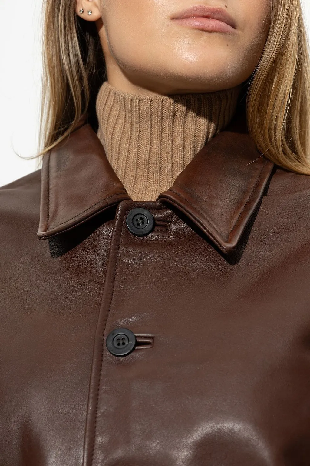 Studio Nicholson Landau Leather Jacket