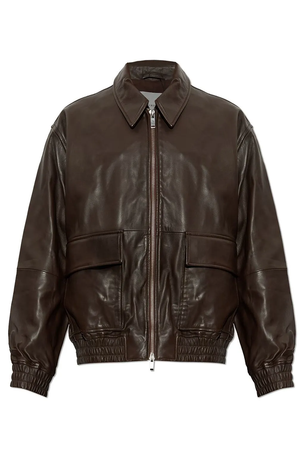 Studio Nicholson Piston Leather Zip Jacket