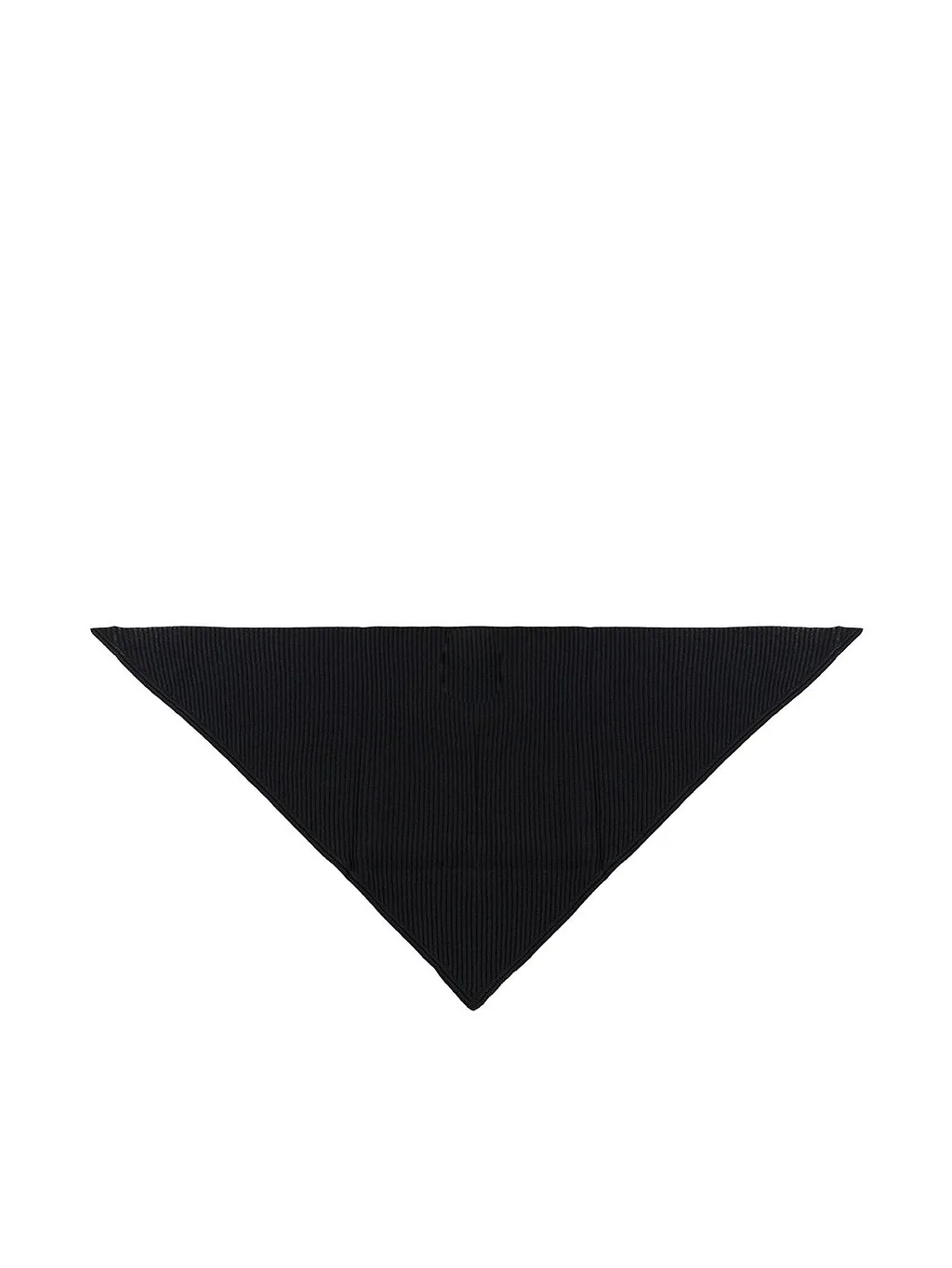 Ribbed Triangle Scarf