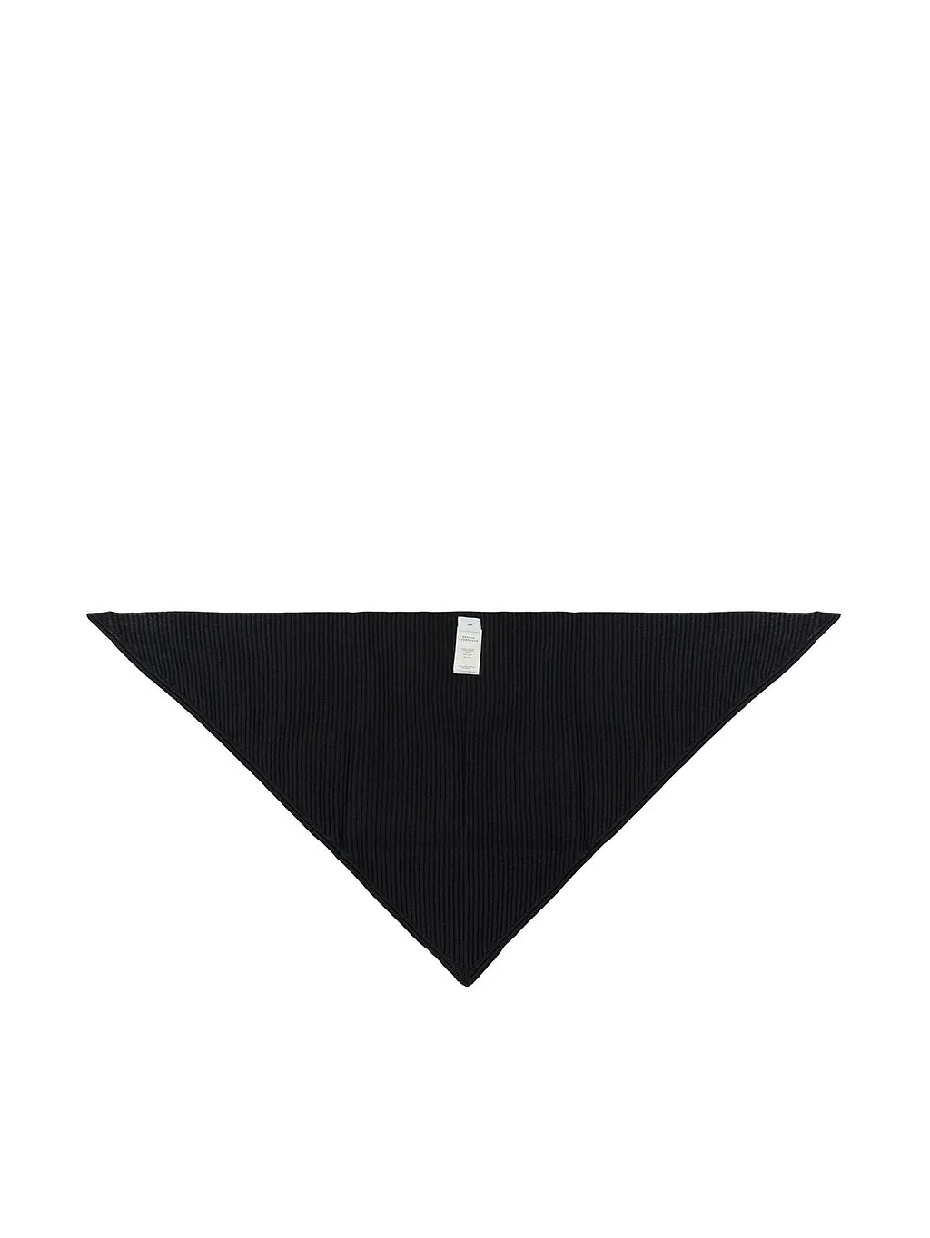 Ribbed Triangle Scarf